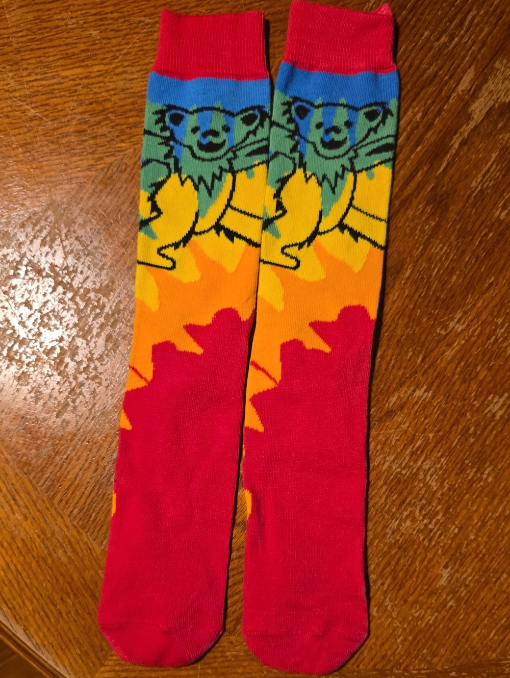 Greatful Dead Bear Socks